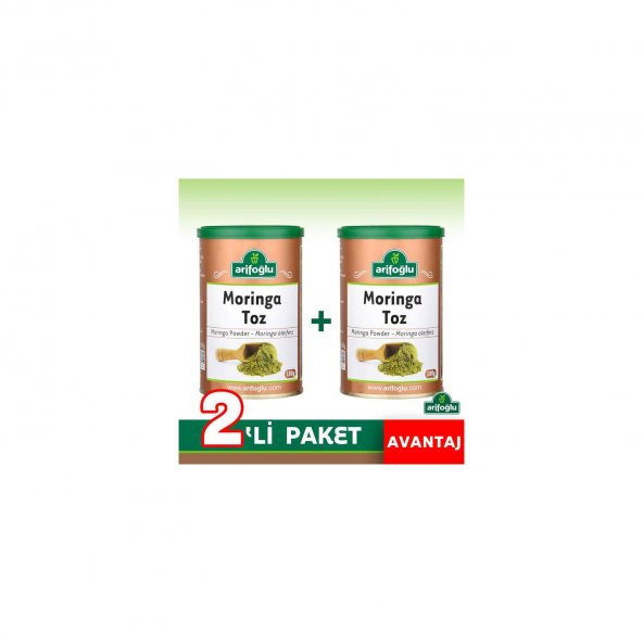 Arifoğlu Moringa Toz 100 gr 2li Paket ürün görseli 1