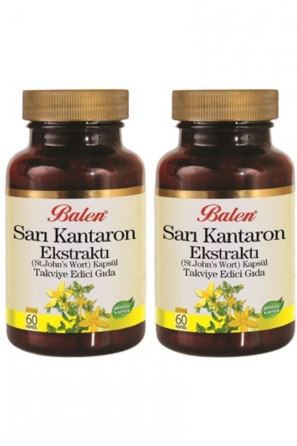 2 Kutu Balen Sarı Kantaron Kapsül 60x375 MG St.Johns Wort Kantoron ürün görseli 1
