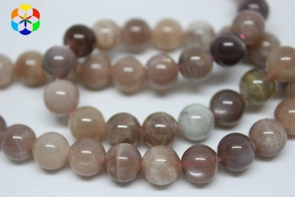 Güneş Taşı YARIM Dizi 8mm Royal Quality (18cm uzunluğundadır) ürün görseli 1