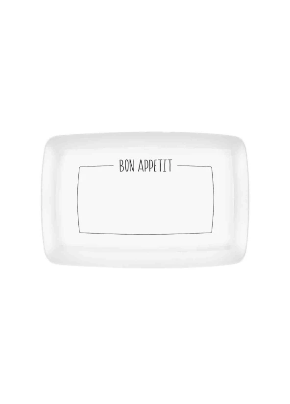 The Mia Daily Tunes Dikdörtgen Servis - 34x25cm DLY007 ürün görseli 1