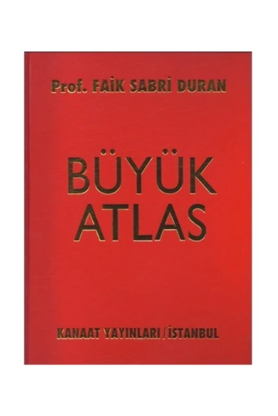 Büyük Atlas - Prof. Faik Sabri Duman - Faik Sabri Duran ürün görseli 1