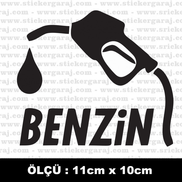 Benzin depo sticker  2 ADET ürün görseli 1