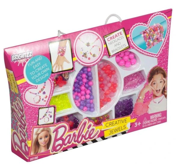 Barbie Boncuklu Takı Oyun Seti El Çantalı ürün görseli 1