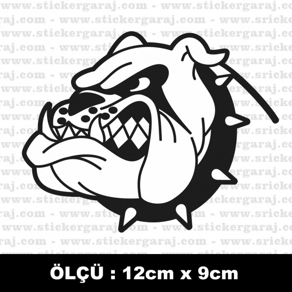 Bulldog sticker 2 ADET ürün görseli 1