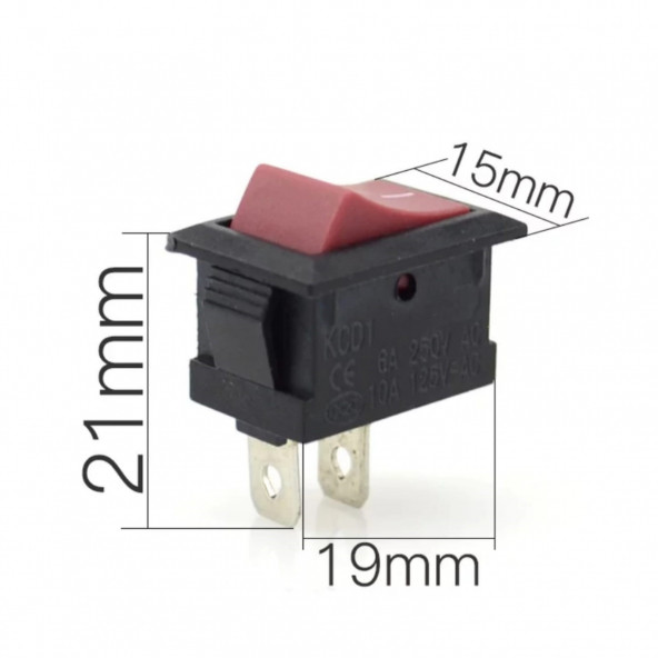 Mini Işıksız Anahtar 2P - Resim 4