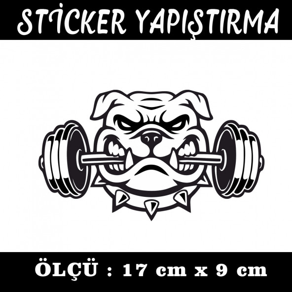 dambıll bulldog köpek sticker 2 ADET ürün görseli 1