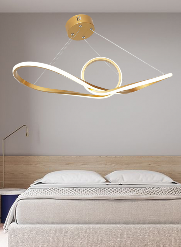 TT Aydınlatma TT002-ESK  Papyon Modeli Eskitme Boyalı Led Avize ürün görseli 1
