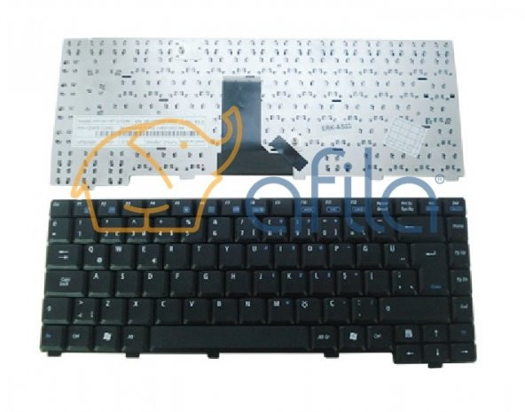 Asus A3, A3N, A3000, A3000N, A6, A6000 Notebook Klavyesi - TR - Resim 2
