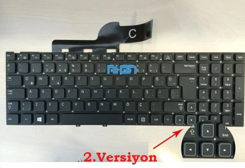 Samsung NP300V5A-S0GTR NP300V5A-S0HTR NP300V5A-S0JTR Klavye TR ürün görseli 1