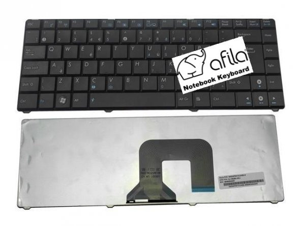 Asus N20 N20A N20H Notebook Klavyesi Siyah TR ürün görseli 1