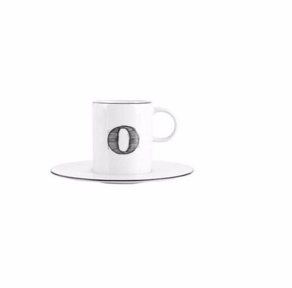 Porland Harf (O) Tabaklı Kahve Fincanı 85cc 04A+P021905 ürün görseli 1