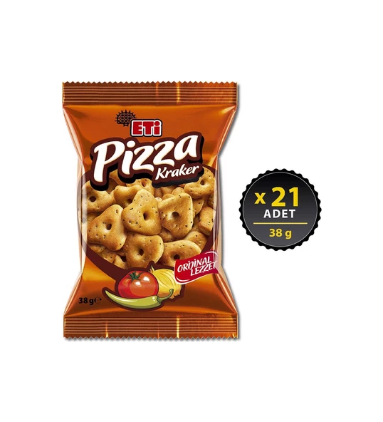 Eti Pizza Kraker 38 gr 21 Adet - Resim 2