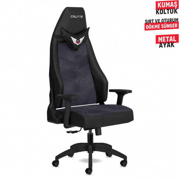 Calitte Profesyonel Kumaş Oyuncu Koltuğu - Titan TT Eco - Kumaş ürün görseli 1