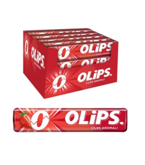 Kent Olips Stick Çilek 28gr 24 adet ürün görseli 1