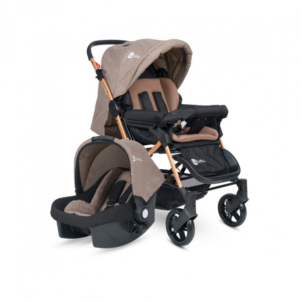 4 Baby Olympus Gold Travel Sistem Bebek Arabası Kahve ürün görseli 1