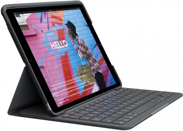Logitech Slim Folio iPad Air 3.Nesil İçin Klavyeli Kılıf (Nordic,Q) ürün görseli 1