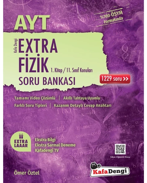 AYT Extra Fizik Soru Bankası / 1. Kitap ürün görseli 1