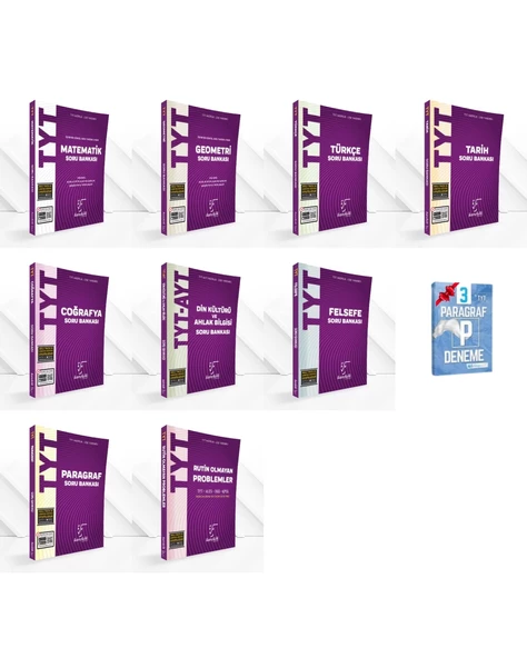 TYT Eşit Ağırlık Set ( 9 Kitap ) ürün görseli 1