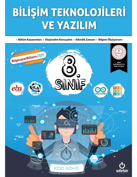 Sıfırbir Yayınları Bilişim Teknolojileri Ve Yazılım 8.sınıf ürün görseli 1