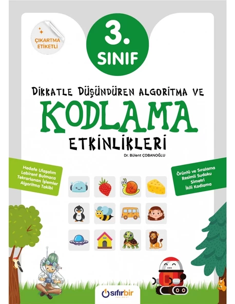 Sıfırbir Yayınları 3.Sınıf Kodlama Ve Algoritma Etkinlikleri ürün görseli 1