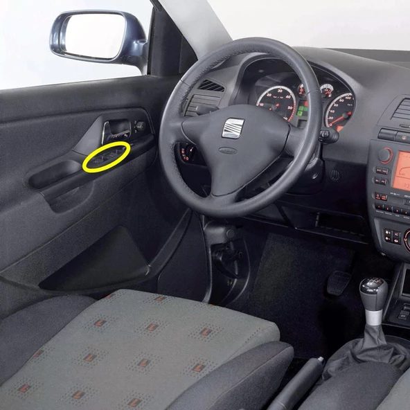 Seat İbiza 2000-2002 Sol Ön Kapı Cam Açma Düğmesi 6X0959855B ürün görseli 1