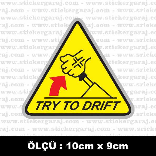 Drift rally hız sticker 2 ADET ürün görseli 1