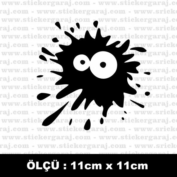 Göz leke splash sticker 2 ADET ürün görseli 1
