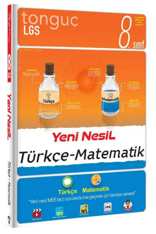 8. Sınıf Yeni Nesil Türkçe Matematik Soru Bankası - Tonguç Yayınları ürün görseli 1