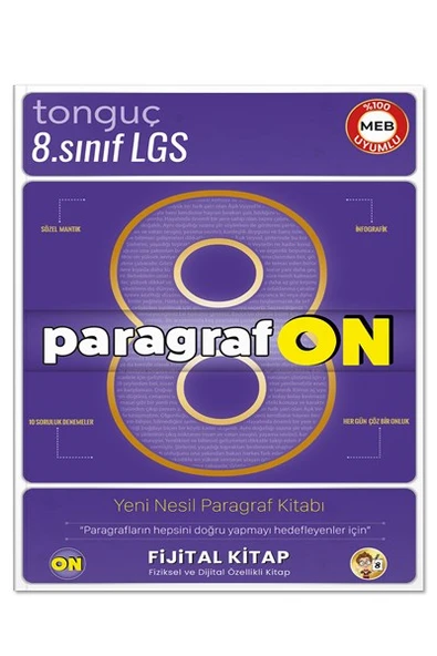 ParagrafON - 5,6,7. Sınıf ve LGS Paragraf Soru Bankası - Tonguç Akademi ürün görseli 1