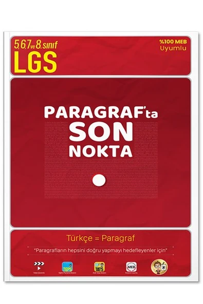 Paragrafta Son Nokta - 5,6,7. Sınıf ve LGS Soru Bankası - Tonguç Akademi ürün görseli 1