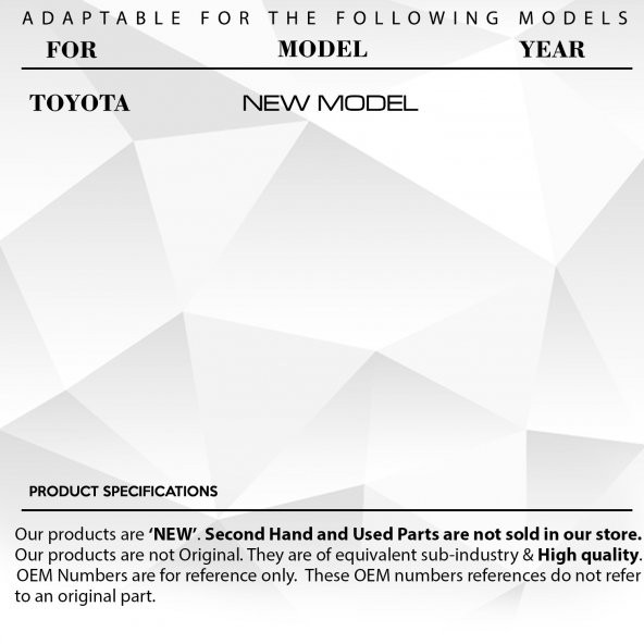 Toyota Yeni Model için Ayna Dişlisi - Resim 6