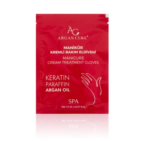 Argan Cure Kremli Manikür Bakım Eldiveni 12 Çift - Resim 2