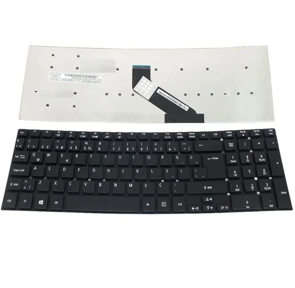 Packard Bell TS44HR, TS44HR, TS44-HR-603TK Notebook Klavyesi (Siyah TR) ürün görseli 1