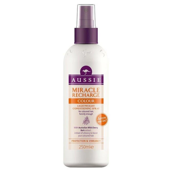 Aussie Miracle Miracle Recharge Color Boyalı Saçlar İçin Saç Bakım Spreyi 250 ml ürün görseli 1