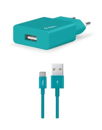 Ttec Smartcharger Seyahat Şarj Aleti 2.1A + Type-C Kablo Turkuaz - 2SCS20CTZ ürün görseli 1