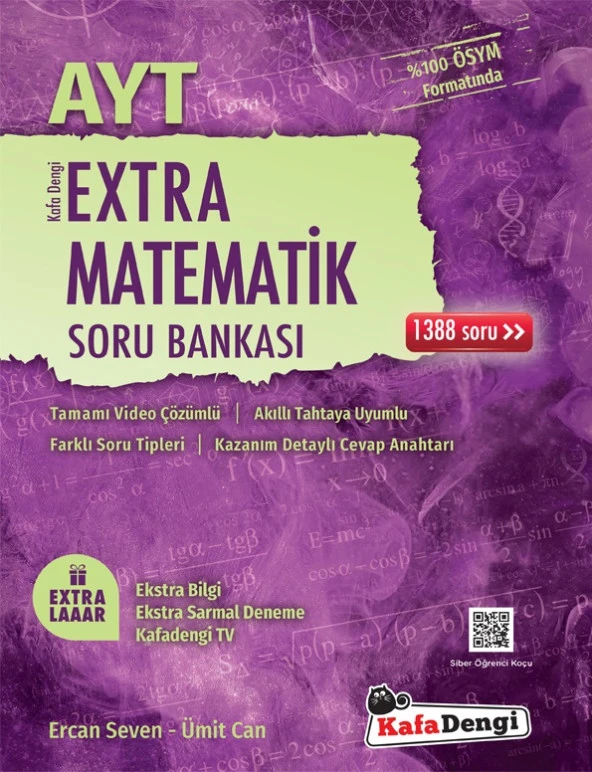 Kafadengi 2024 Ayt Matematik Extra Soru Bankası ürün görseli 1