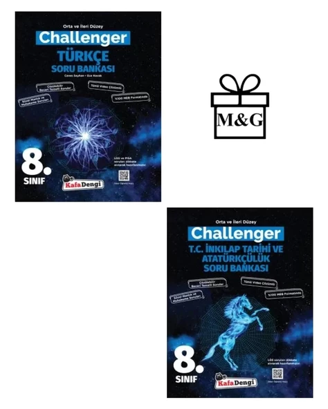 LGS 8.Sınıf Challenger Türkçe ve İnkılap Soru Bankası ürün görseli 1