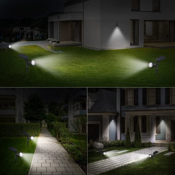 K2 LED KAZIKLI ÇİM ARMATÜR SOLARLI AMBER RENK ürün görseli 1
