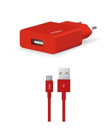 Ttec Smartcharger Seyahat Şarj Aleti 2.1A + Type-C Kablo Kırmızı - 2SCS20CK ürün görseli 1