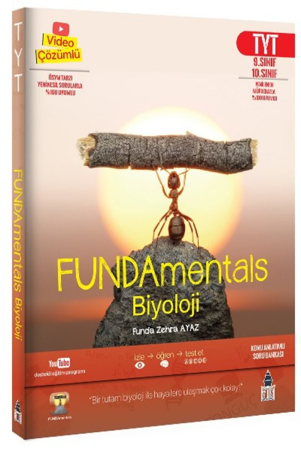 FUNDAmentals Biyoloji TYT Konu Anlatımlı Soru Bankası ürün görseli 1