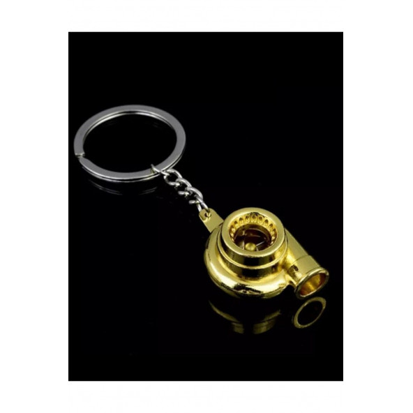 TURBO TASARIMLI ANAHTARLIK - GOLD ürün görseli 1