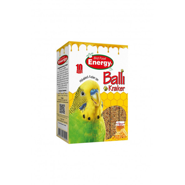 ENERGY BALLI MUHABBET KUŞU KRAKERİ 10'LU 10 ADET ürün görseli 1