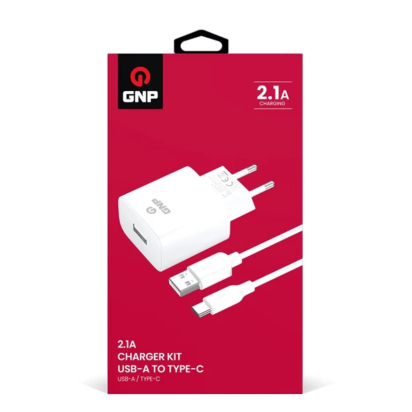 GNP 2.1mah Type-C Kablo ve Şarj Cihazı (GENPA Garantili) ürün görseli 1