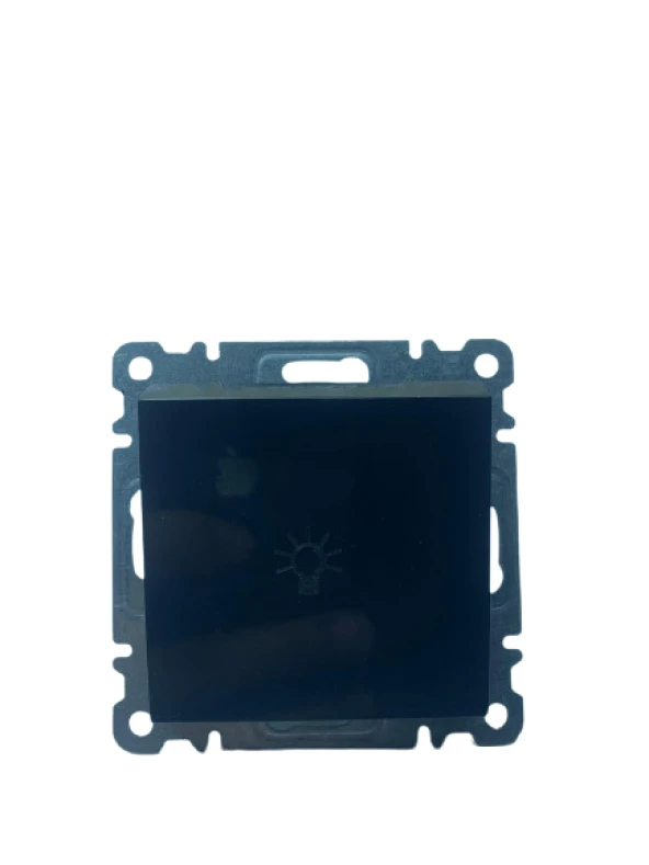 Makel Karea Siyah Light Zil Butonu Çerçevesiz ürün görseli 1