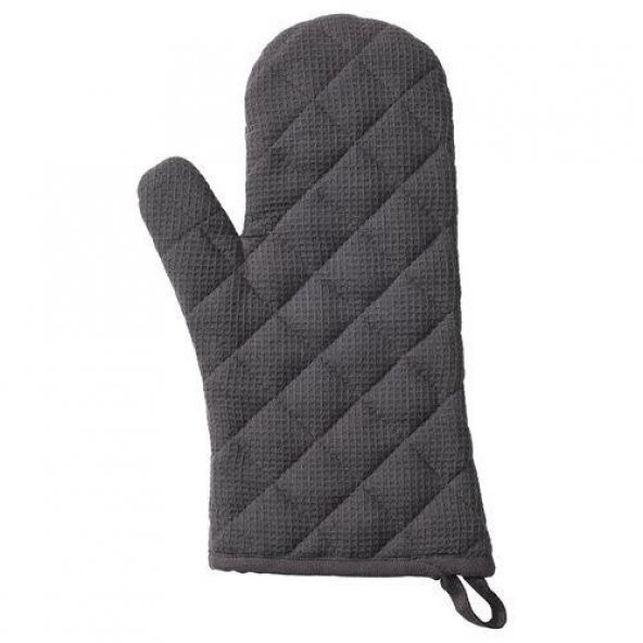 Fırın Eldiveni Siyah 33 Cm MeridyenDukkan Keçeli Polyester Sağ-Sol El Uyumlu Eldiven Tekli ürün görseli 1