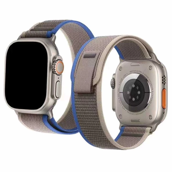 Apple Watch Ultra 49mm Zore KRD-77 Hasır Kordon ürün görseli 1
