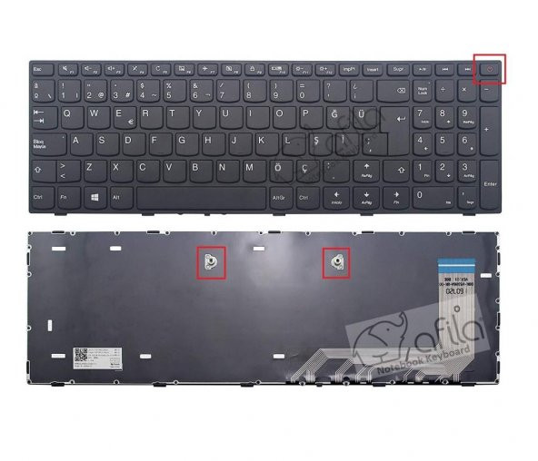 Lenovo ideaPad 110-15, 110-17 Serisi Klavye (Siyah TR) / 1.Ver nk-kr30519-310276 ürün görseli 1