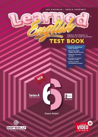 Borealis Yayınları Learned 6 Test Book Yeni Nesil Sorular ürün görseli 1