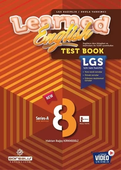 Borealıs 8. Sınıf Learned Englısh Test Book ürün görseli 1