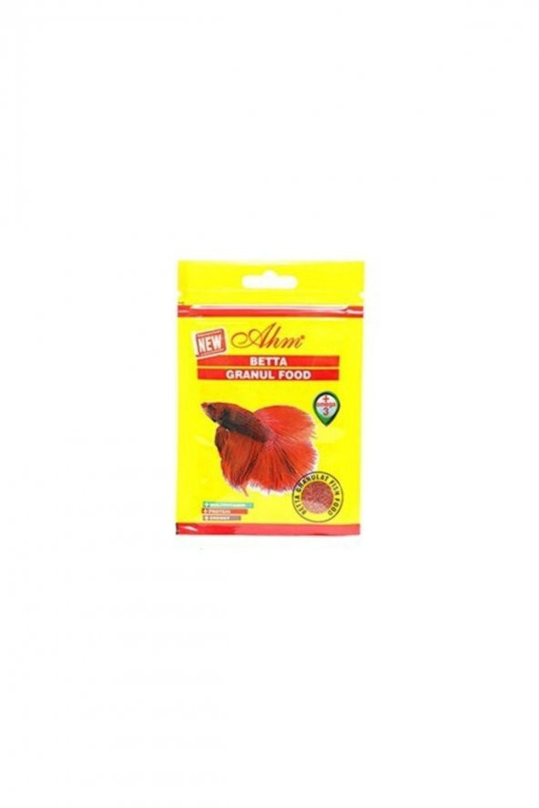 Betta Granulat Zarf Betta Balığı Yemi 15 gr ürün görseli 1